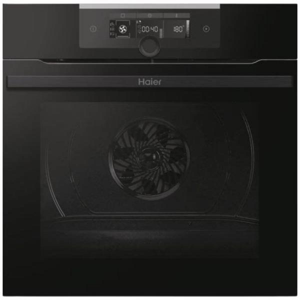 Haier HWO60SM2F3BH Wi-Fi + Bluetooth Bağlantılı Siyah Ankastre Fırın - Image 1