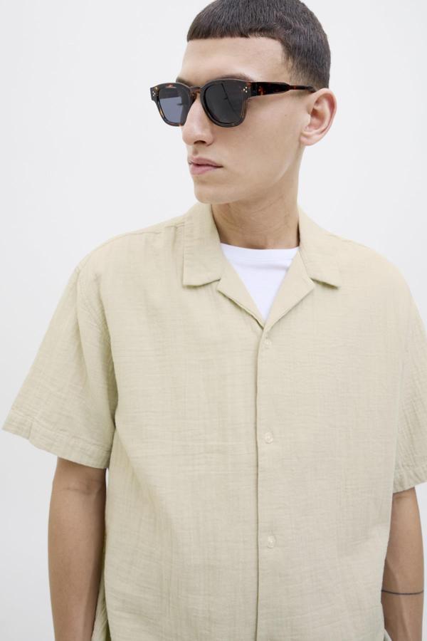 Jack&Jones JOREASTER PATRAS RESORT SHIRT SS LN 12274798 - Image 1