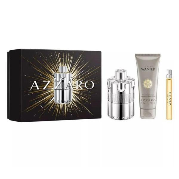 Azzaro Wanted 75 ml Shampoo+EDP 100 ml+EDP 10 ml Erkek Parfüm Seti - Image 1