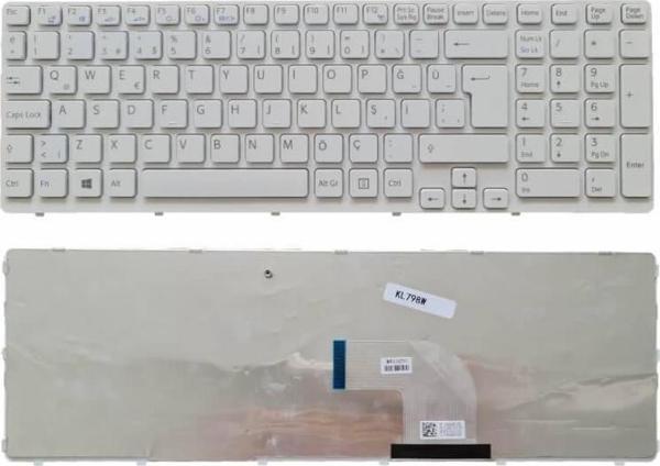 İnfostar Sony Mp-11k76tq-920w  Notebook Klavye Tuş Takımı-Beyaz - Image 1