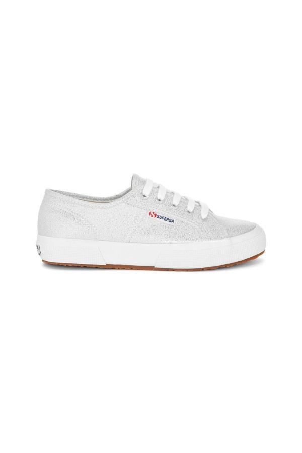 2750-lamew Kadın Gümüş Sneaker - Image 1