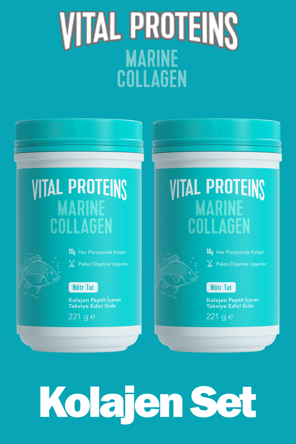 Marine Collagen (BALIK KOLAJENİ) 221gr X2 - Image 1