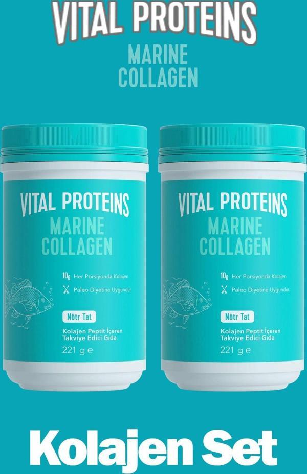 Marine Collagen (BALIK KOLAJENİ) 221gr X2 - Image 1
