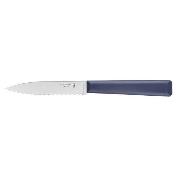 Opinel Essentiels Tırtıklı Soyma Bıçağı MAVİ - Image 1