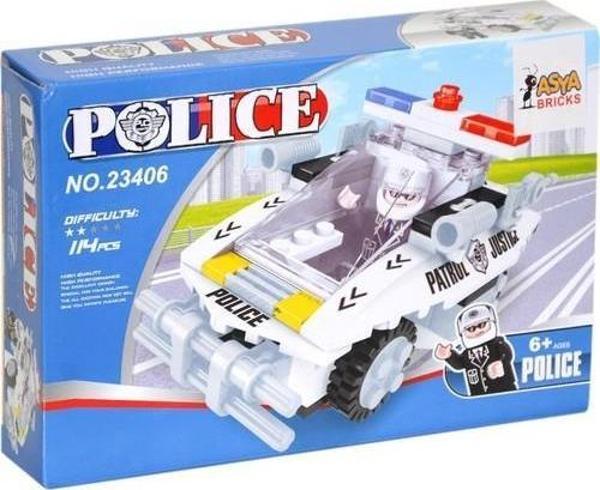Asya Oyuncak ANT BRICKS 114 PÇ.POLİS - 23406 - Image 1