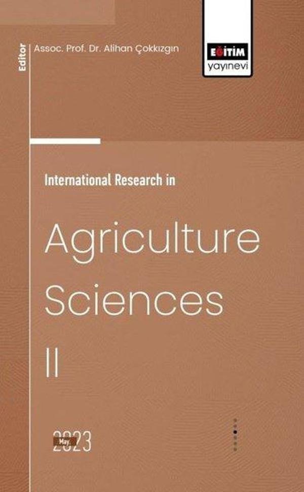 International Research in Agriculture Sciences 2 - Eğitim Yayınevi - Image 1