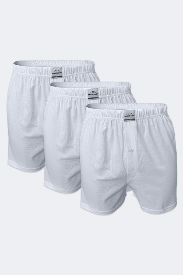 Kapbirtane Malabadi Erkek Geniş Kalıp Büyük Beden %100 Pamuk Battal Boxer 90024- 3 Adet - Image 1