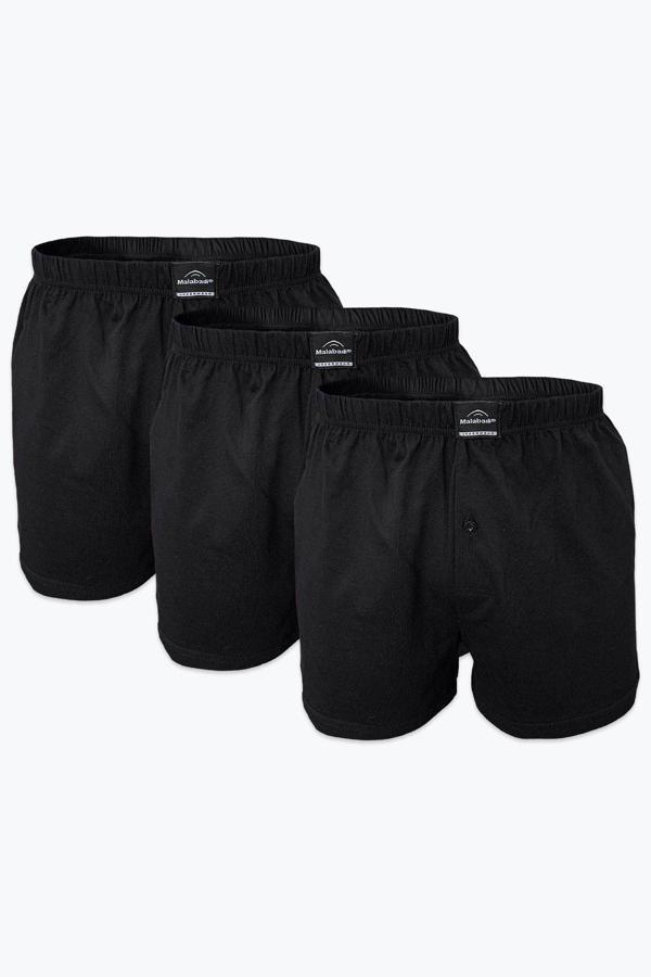 Kapbirtane Malabadi Erkek Geniş Kalıp Büyük Beden %100 Pamuk Battal Boxer 90024- 3 Adet - Image 1