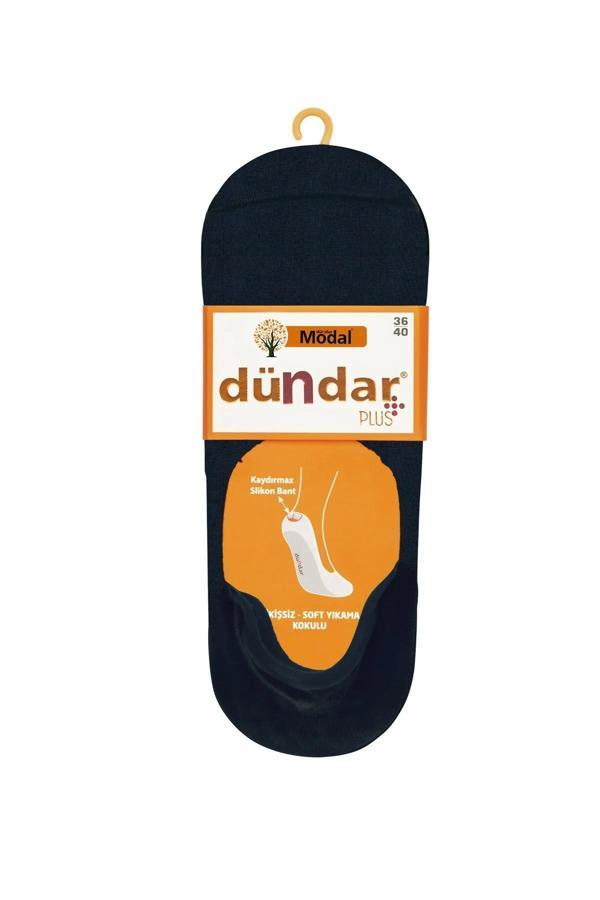 Dündar Kadın Modal Babet Çorap 6913 - 12 Adet - Image 1