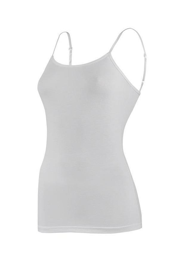 3 Adet Yıldız Bayan Modal Ayarlanabilir Askılı Atlet Beyaz 2185 - Image 1