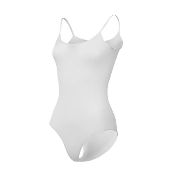 3 Adet Yıldız Bayan Likralı İp Askılı Çıtçıtlı Body Beyaz 2066 - Image 1