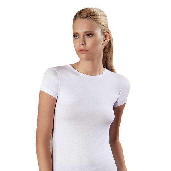 Şahinler Bayan Likralı Kısa Kol Bisiklet Yaka Atlet B228 - Image 1