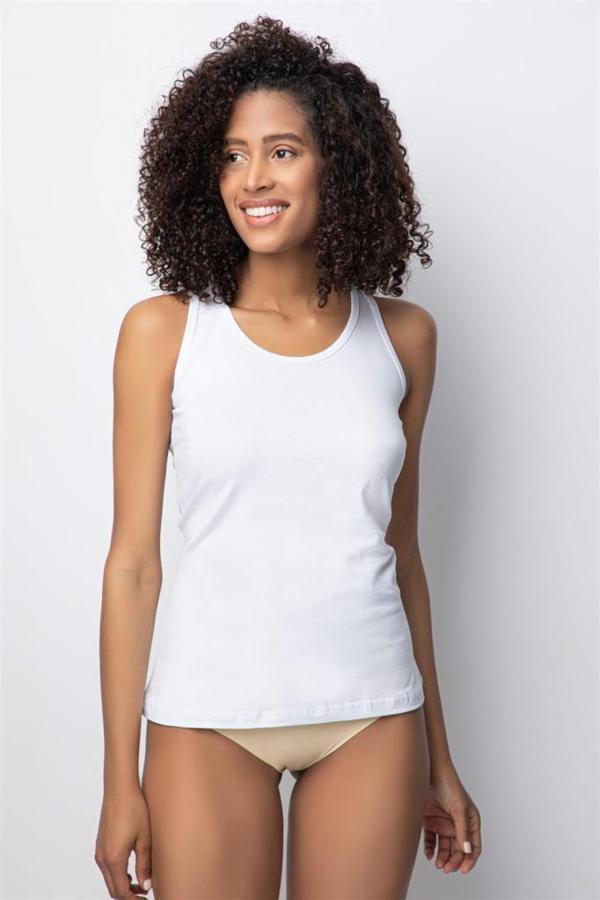 Özlem Bayan Likralı Geniş Askılı Atlet 3361 - Image 1