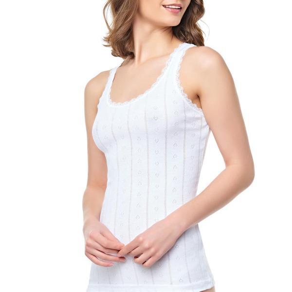 6 Adet Tutku Bayan Geniş Askılı Jakarlı Yumoş Atlet 0201 - Image 1