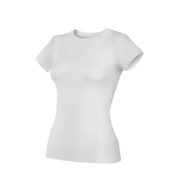 3 Adet Yıldız Bayan Likralı Kısa Kollu T-Shirt Fanila Beyaz 2140 - Image 1