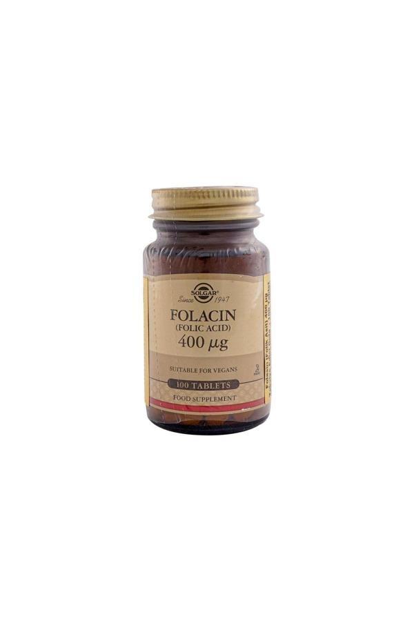 Folic Acid (folacin) 400 Mcg 100 Tablet - Image 1