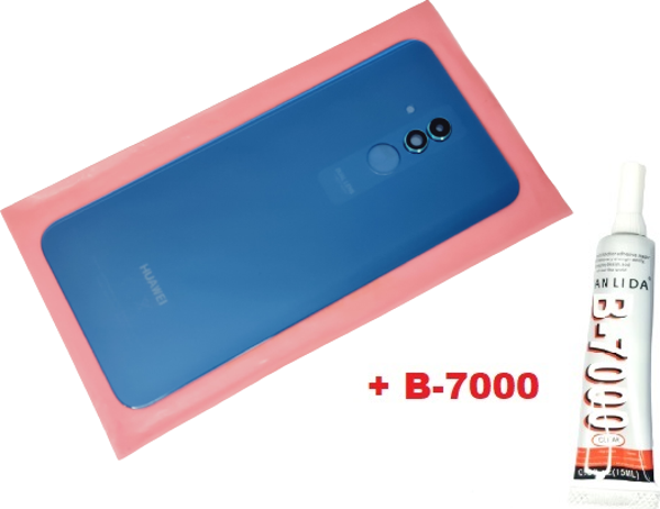 Tkgz Huawei Mate 20 Lite Arka Kapak ( LENSLİ CAM ) (B-7000) MAVİ - Image 1