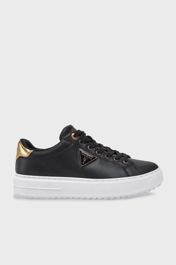 Guess Kadın Denesa Deri Logolu Kalın Taban Sneaker - Image 1