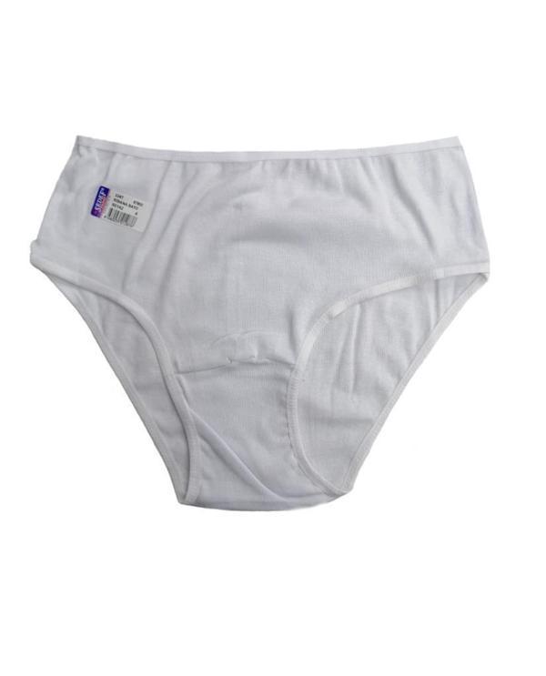 Sedef Yıldız Bayan Büyük Beden Ribana İnce Lastik Külot 1047 - Image 1