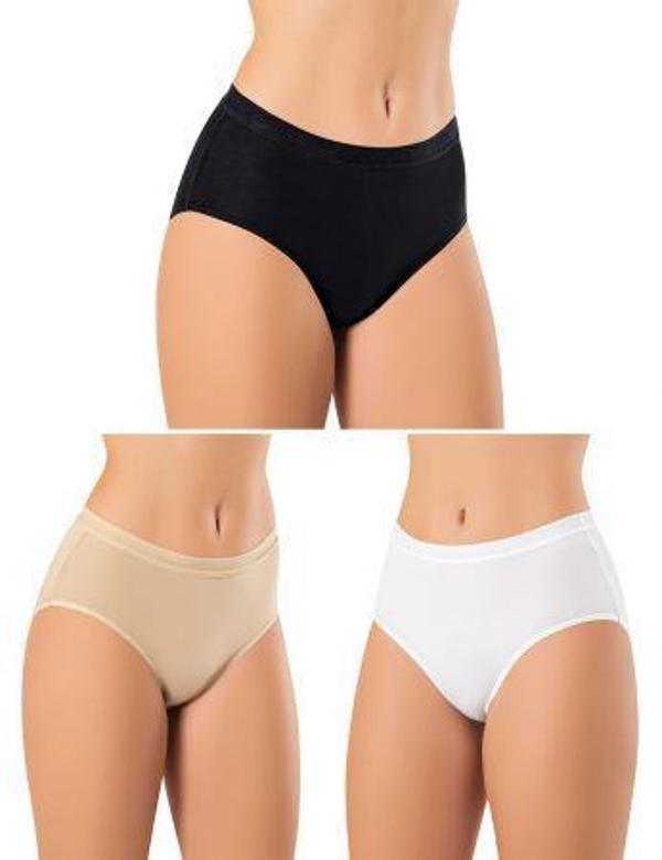 6 lı Paket Şahinler Bayan Modal Likralı Bato Külot B3082 - Image 1