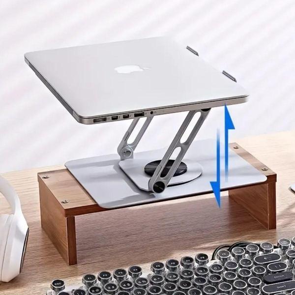 Bilgisayar Keyfi için 360 Dönen Havadar Laptop Standı - Image 1
