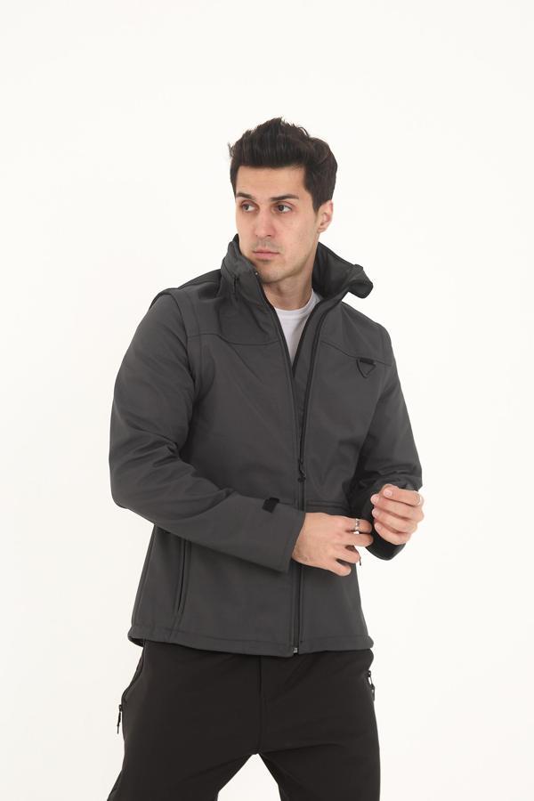 Camp460 Outdoor Tactical Softshell Su & Rüzgara Dayanıklı içi Polarlı Erkek Taktik Mont - Image 1