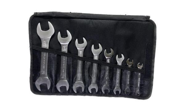 Ceta 8 Parça Çatal İki Ağız Anahtar Takımı(Kısa Tip)Bez Çantalı - B10-R08 - Image 1