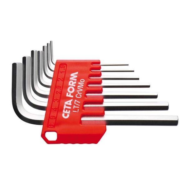 Ceta Form 7 Parça Nikel L Allen Anahtar Takımı(Kısa) - LT/7 - Image 1