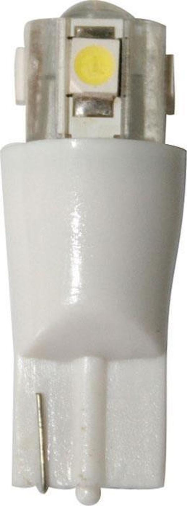 Lalizas Ampül 12V, LED, T10, W2.1X9.2D, cool white - 4SMDs+1LED, 9,2x29,5mm - Image 1