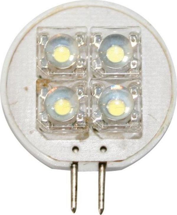 Lalizas Ampül 12V, LED, T25, G4, cool white - 4 PIRANHA LEDs, 37x25x8,2mm - Image 1