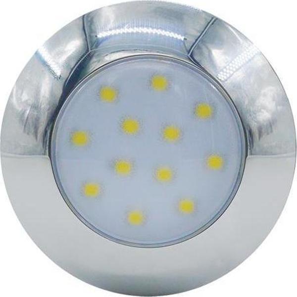 Lalizas AquaLED Tavan Lambası, 12 Leds, 12V/28V, Krom - Image 1