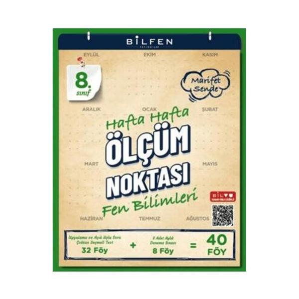 Bilfen Yayınları 8. Sınıf Fen Bilimleri Ölçüm Noktası Soru Bankası - Bilfen Yayınları - Image 1