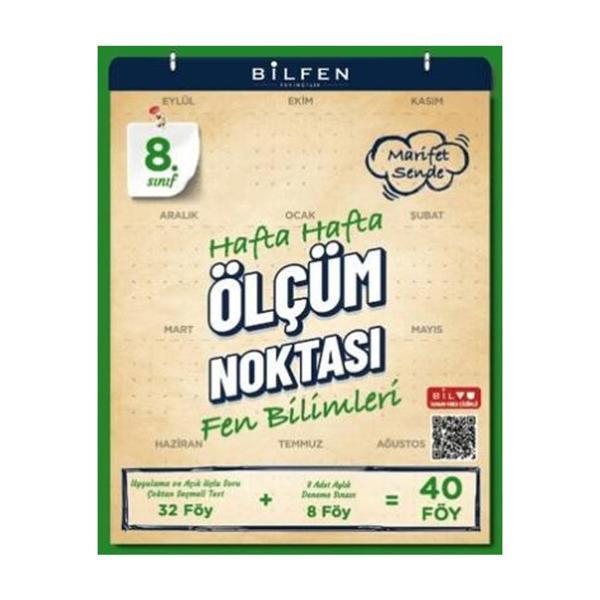 Bilfen Yayınları 8. Sınıf Türkçe Ölçüm Noktası Soru Bankası - Bilfen Yayınları - Image 1