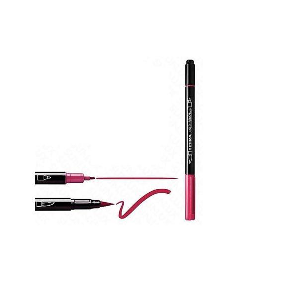 Lyra Aqua Brush Duo Marker - Burnt Carmine L6520093 - Image 1