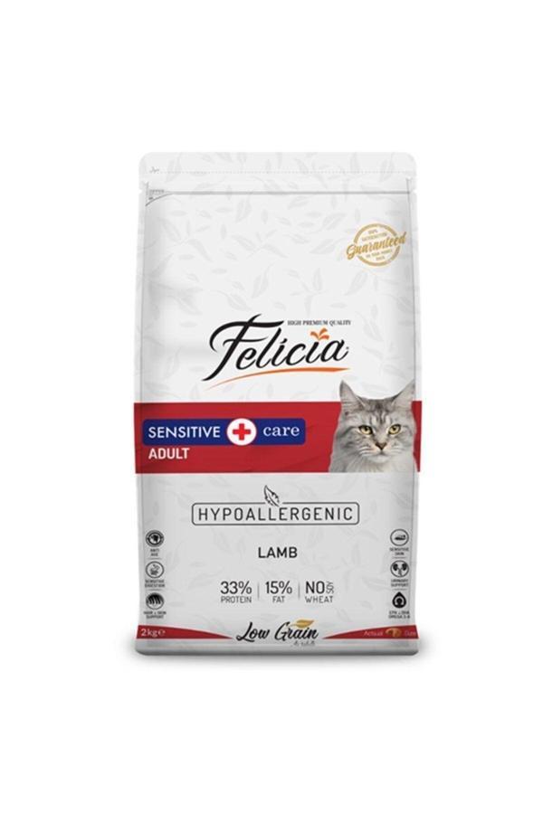 Felicia Düşük Tahıllı Kuzu Etli Yetişkin Kedi Maması 12 Kg - Image 1