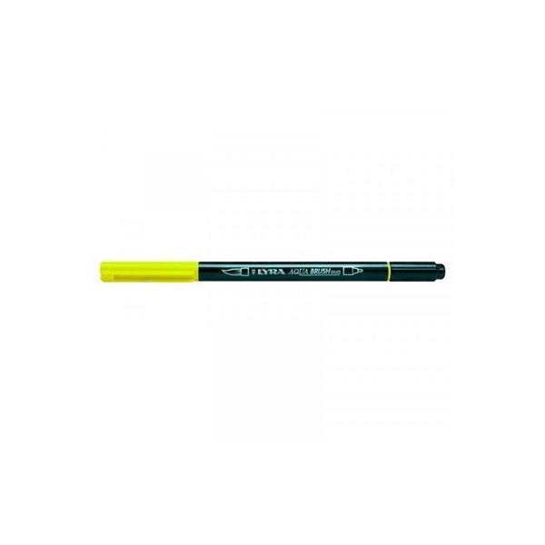 Lyra Aqua Brush Duo Marker - Lemon Cadmium L6520005 - Image 1