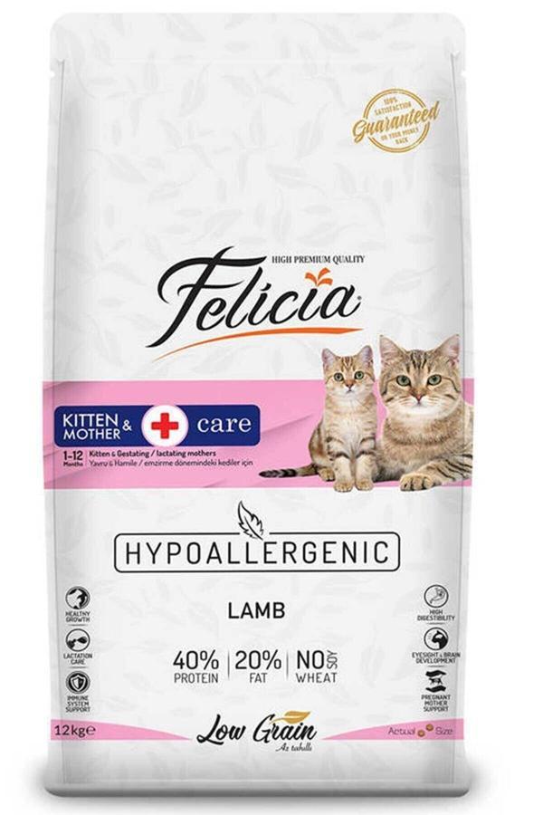 Felicia Mother&Kitten Anne Ve Yavru Kuzu Etli Kedi Maması 12Kg. - Image 1