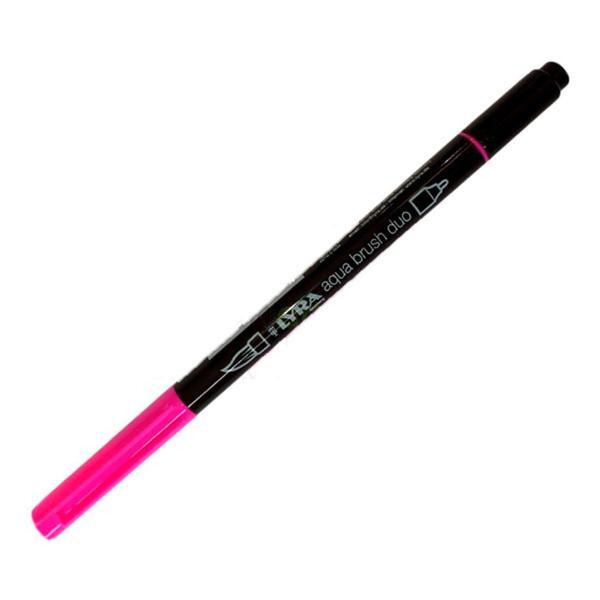 Lyra Aqua Brush Duo Marker - Pink Mad Lake L6520029 - Image 1