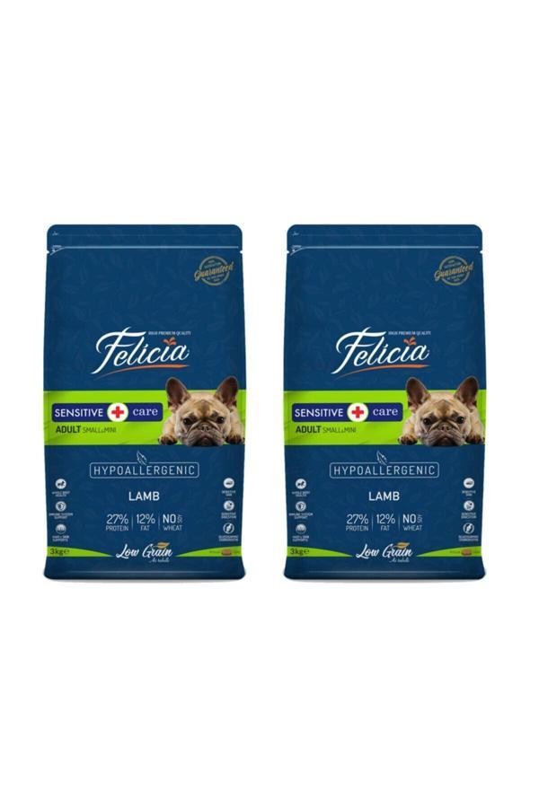 Felicia Small Mini Kuzu Etli Yetişkin Köpek Maması 3 Kg + 3 Kg Hediyeli - Image 1