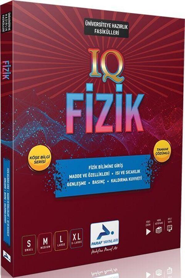 Paraf Yayınları YKS Fizik IQ Fizik Bilimine Giriş Soru Kütüphanesi - PRF Paraf Yayınları - Image 1