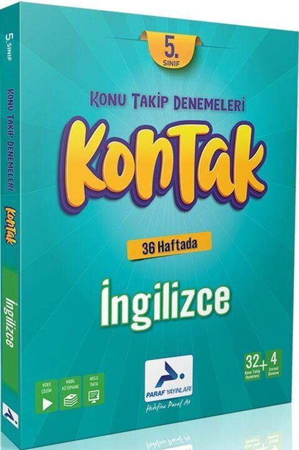 Paraf Yayınları 5. Sınıf İngilizce Kontak Denemeleri - PRF Paraf Yayınları - Image 1