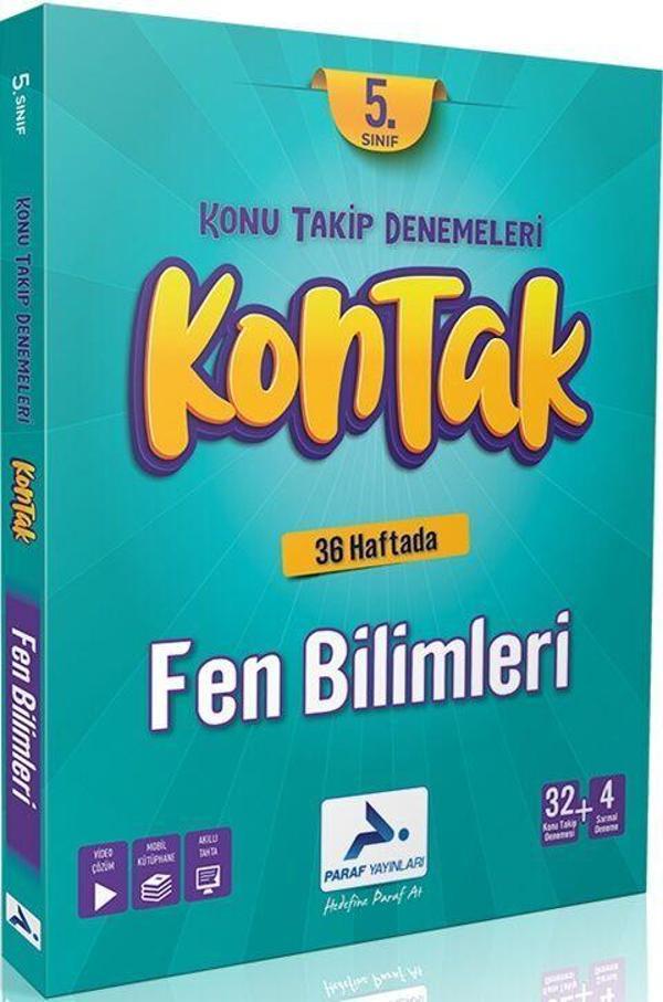 Paraf Yayınları 5. Sınıf Fen Bilimleri Kontak Denemeleri - PRF Paraf Yayınları - Image 1