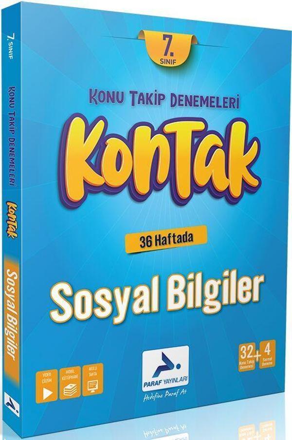 Paraf Yayınları 7. Sınıf Kontak Sosyal Bilgiler Denemeleri - PRF Paraf Yayınları - Image 1