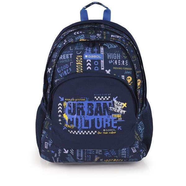 Gabol Okul Sırt Çantası Skull Lacivert 21L GB.235040 - Image 1