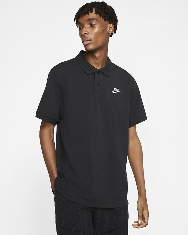Nike Sportswear Siyah Polo Tişört - Image 1
