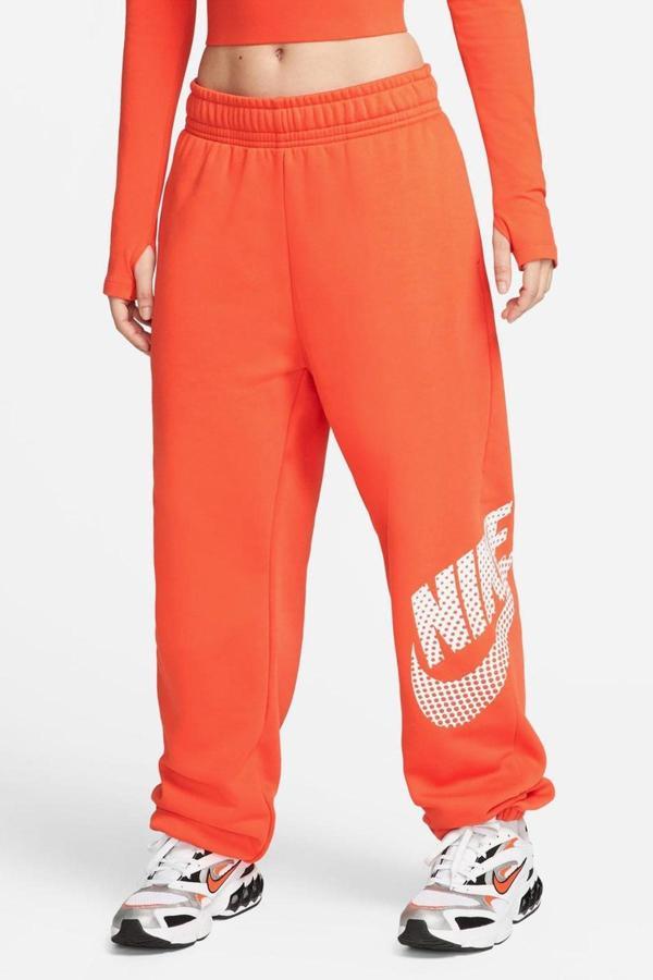 Nike Sportswear Women's Oversized Fleece Dansce Pants Kadın Geniş Beden Eşofman Altı Kırmızı - Image 1