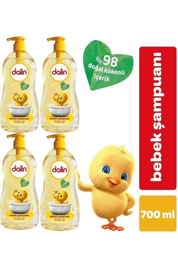 Dalin Bebek Şampuanı Klasik 700Ml Pompalı (4 Lü Set) - Image 1