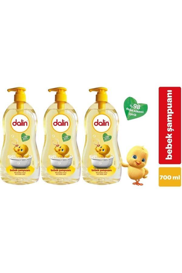 Dalin Bebek Şampuanı Klasik 700Ml Pompalı (3 Lü Set) - Image 1