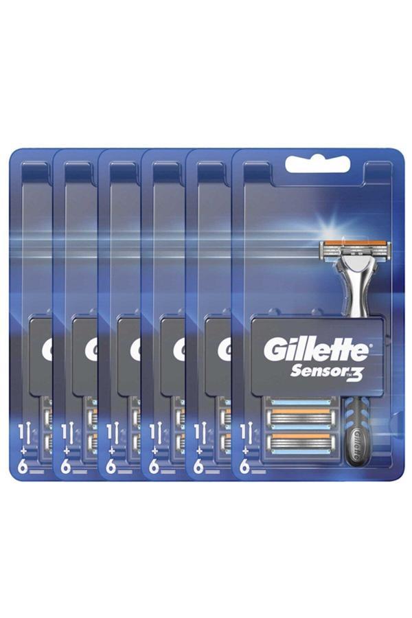 Gillette Sensor3 Makine 6 Yedek X 6 Adet - Image 1