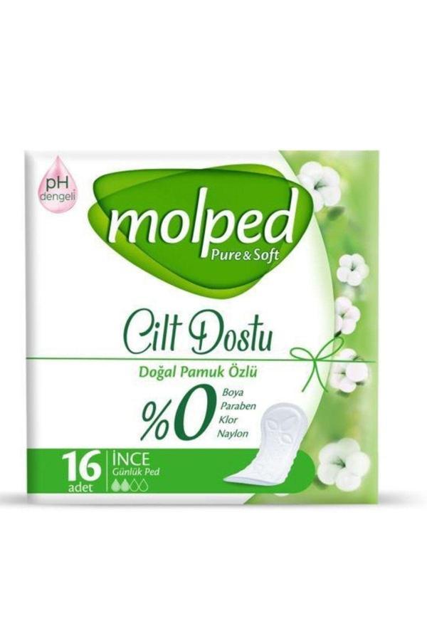 Molped Pure Soft Günlük Ped İnce 16Lı - Image 1